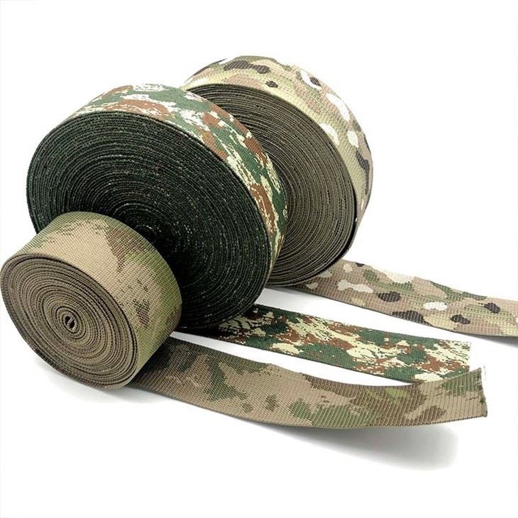 camo jacquard webbing