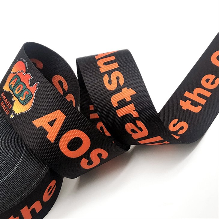 printed webbing strap